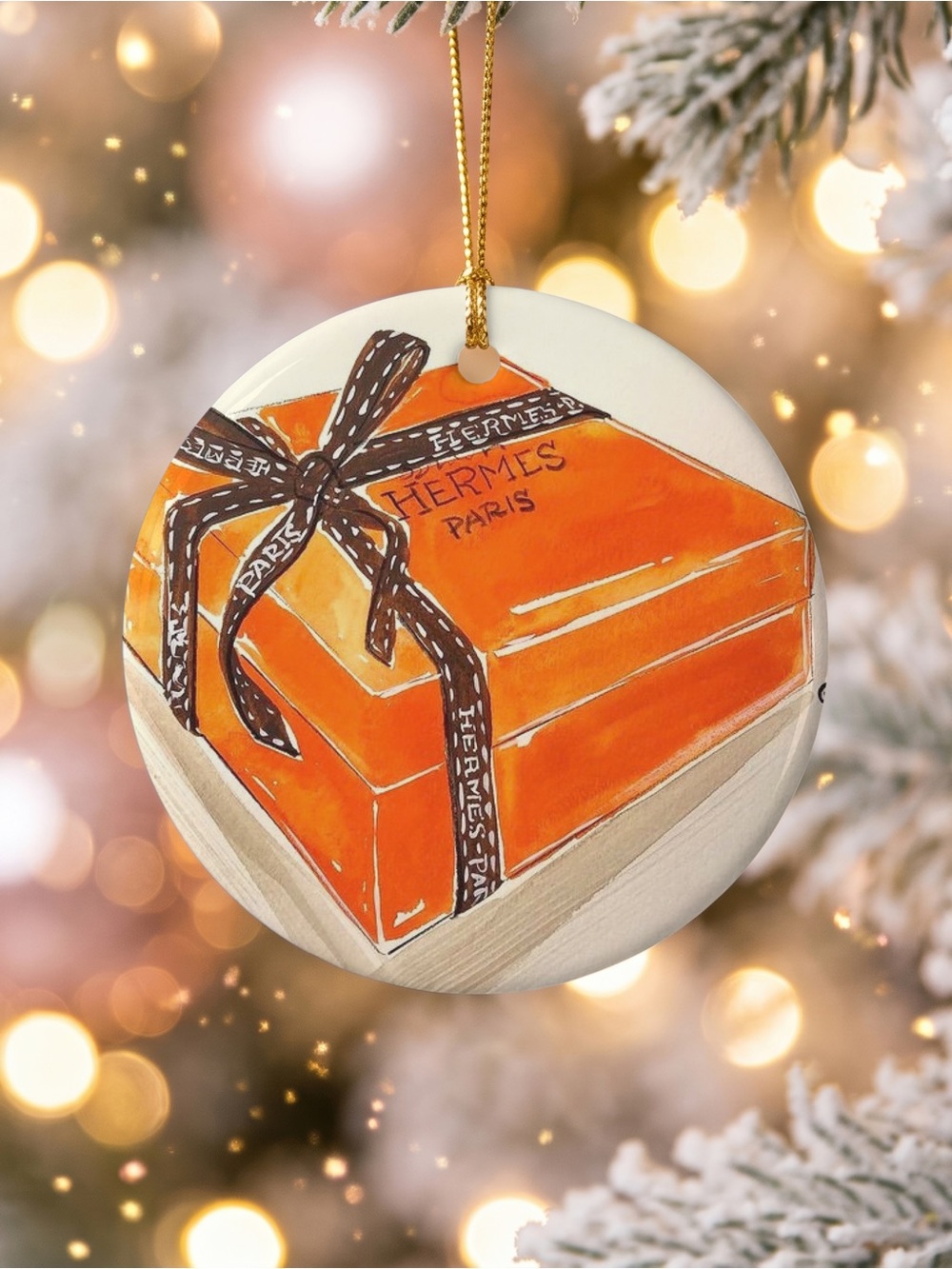 HANDMADE FASHION Ceramic Christmas Ornament
